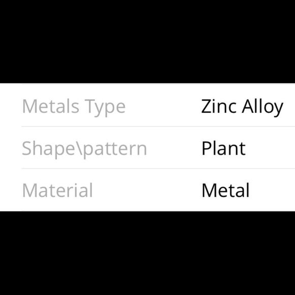 (H1) Long Flower Earrings - Picture 6 of 6